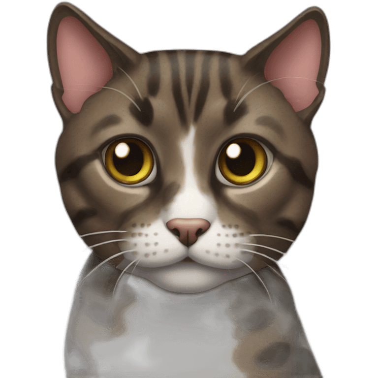 brindle cat emoji