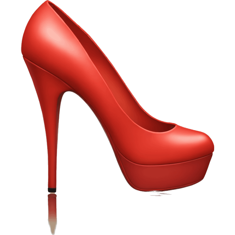 Red bottom high heels  emoji