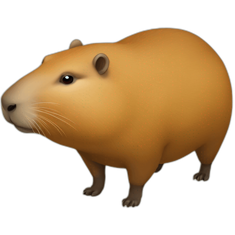 very fat capybara emoji