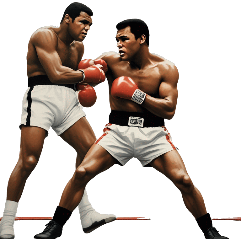 muhammad ali standing over sonny liston on canvas emoji