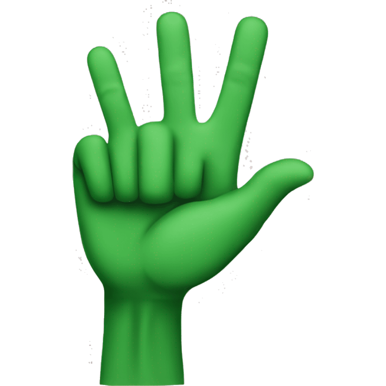 two green raised arms emoji