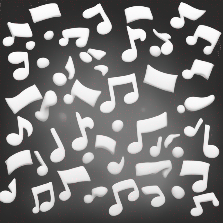 White music  emoji