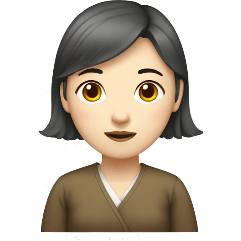 Korean Russian woman emoji