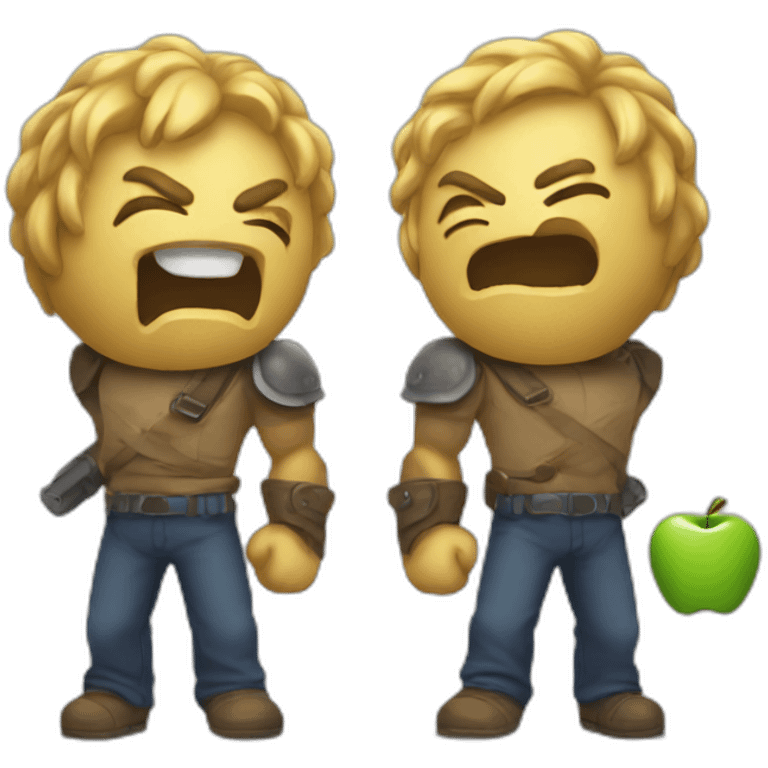 Google batteling apple emoji