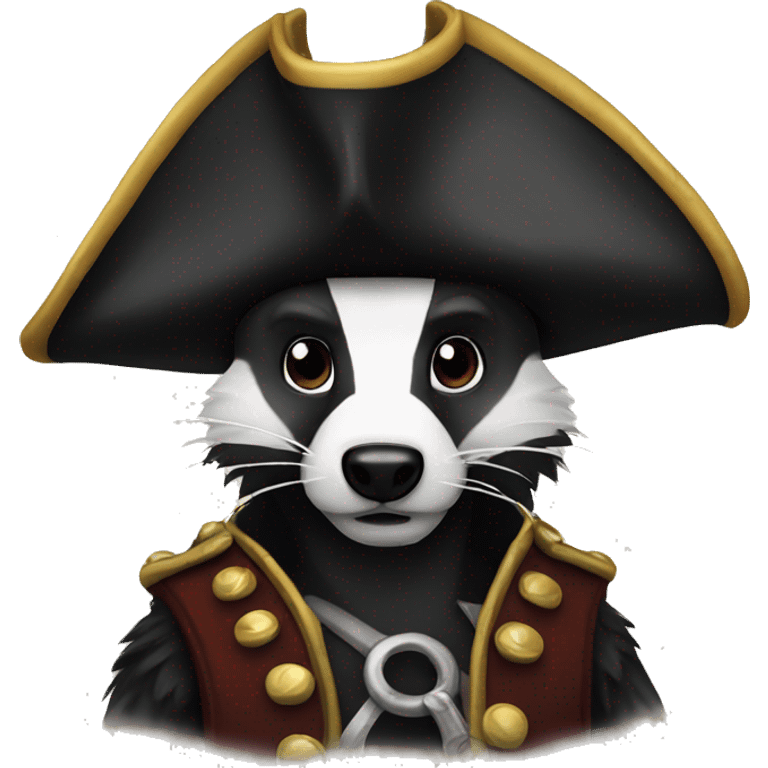 pirate badger emoji