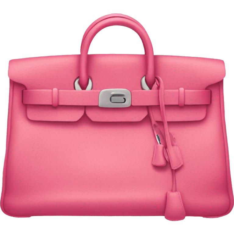 Pink Hermes bag emoji