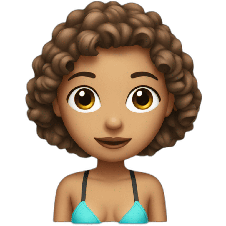 Bikini girl emoji