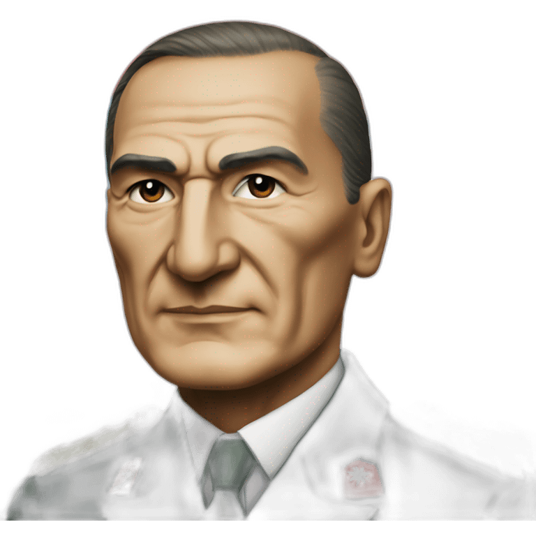 Atatürk with Azerbaijani flag emoji