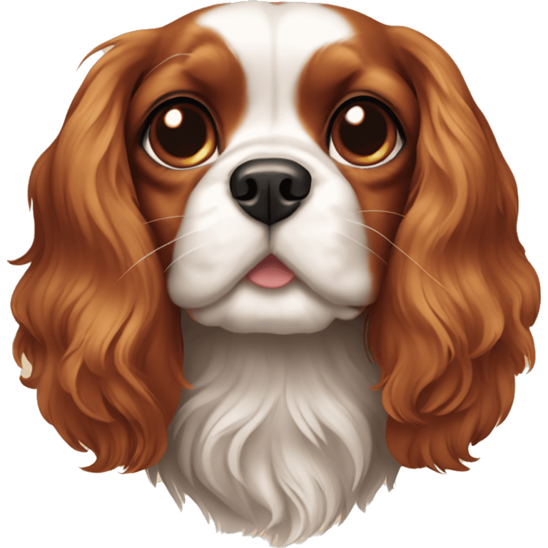 Cavalier King charles spaniel dog  emoji