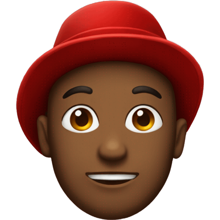 Velvet red hat emoji