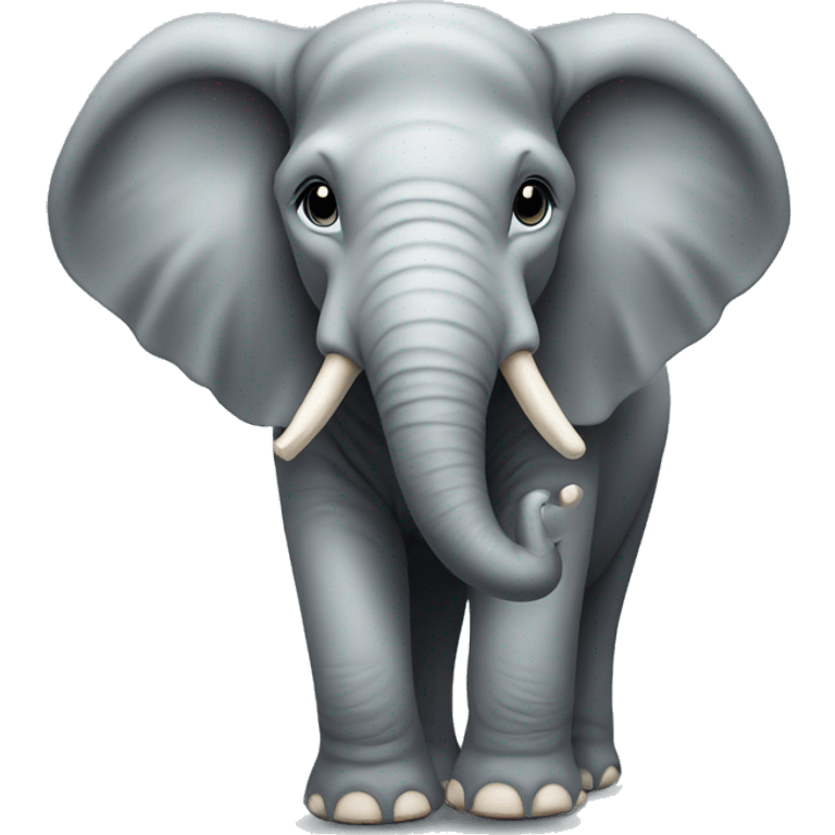 Elephant with wedding ring emoji