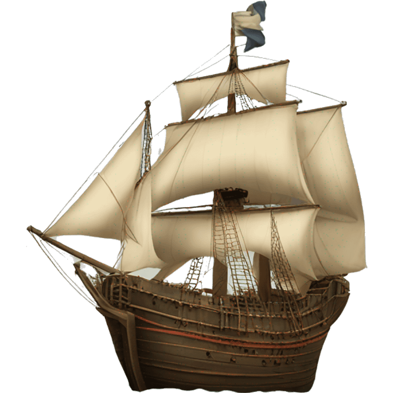 merchant ship XVII century emoji