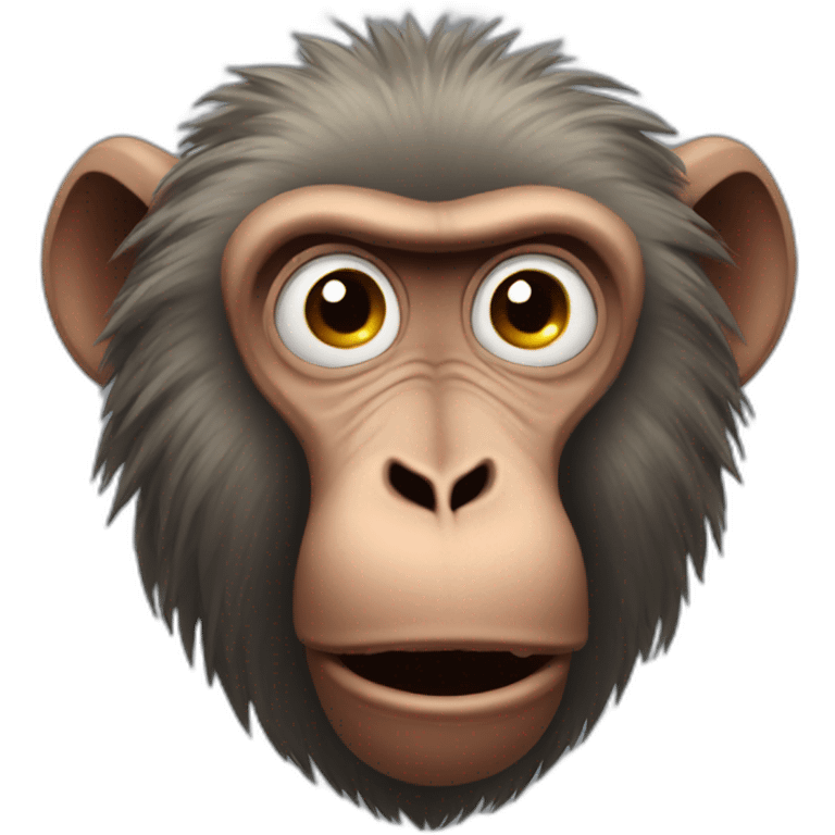 shocked baboon emoji