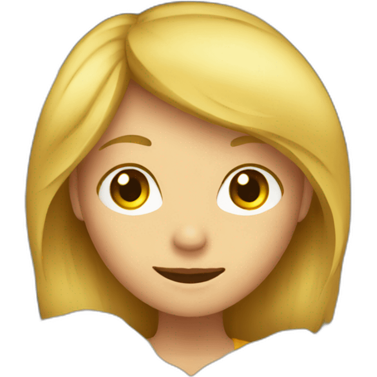 blond woman in a cave emoji