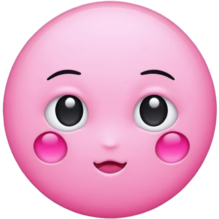 Aesthetic pink emoji