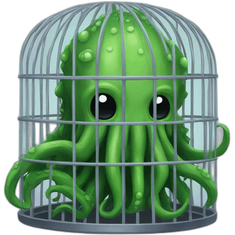 cthulhu in a cage emoji