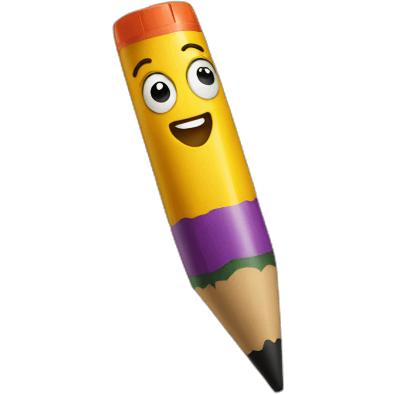 crayon singing emoji