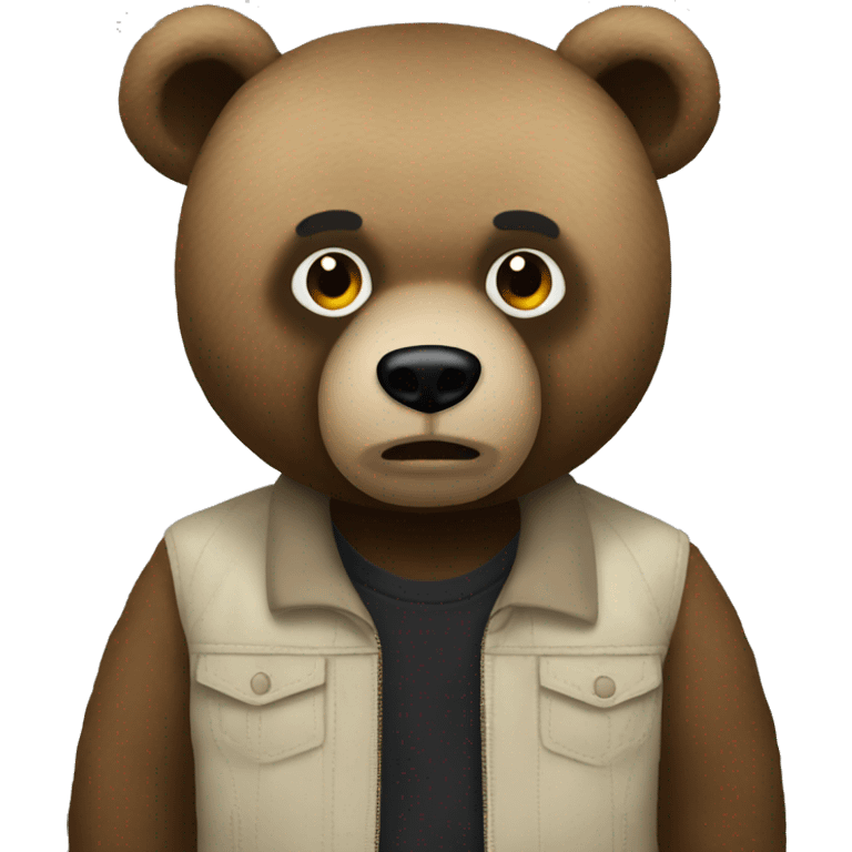 kanye west bear emoji