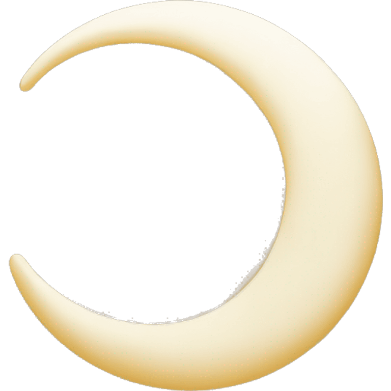 crescent moon emoji