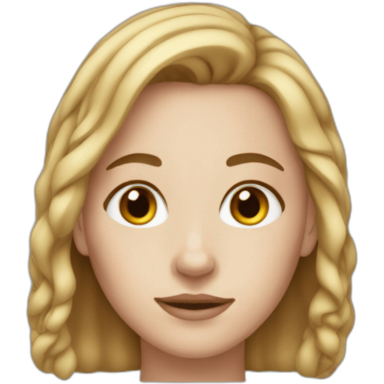 White woman with freckles emoji