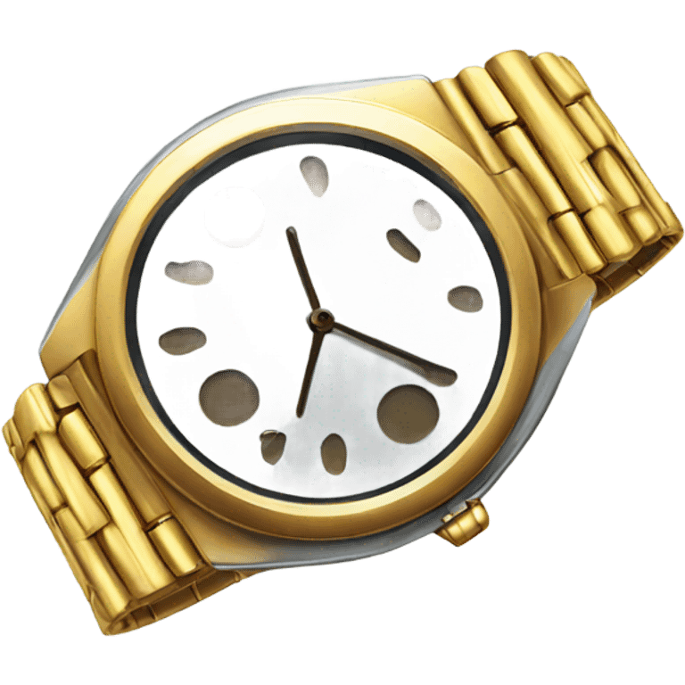 Shiny watch emoji