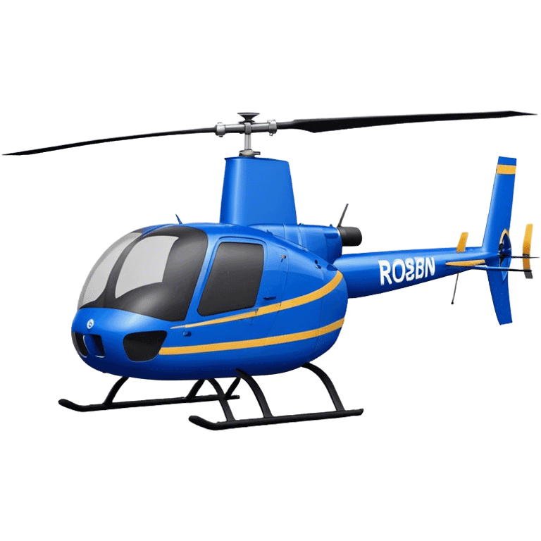 Robinson R44 - Robinson Helicopter Company (Model Year: 2021) (Iconic colour: Blue) emoji