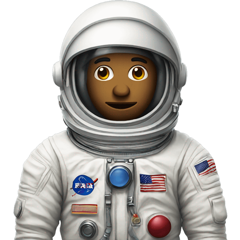 Astronaut with a too hat emoji