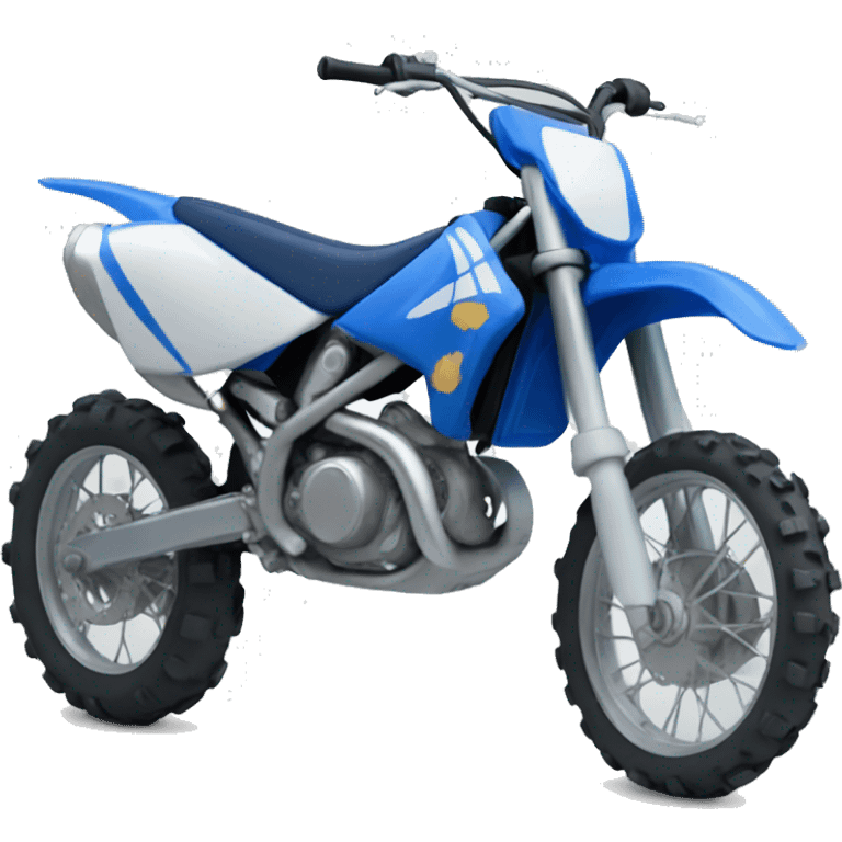 Blue Dirtbike  emoji