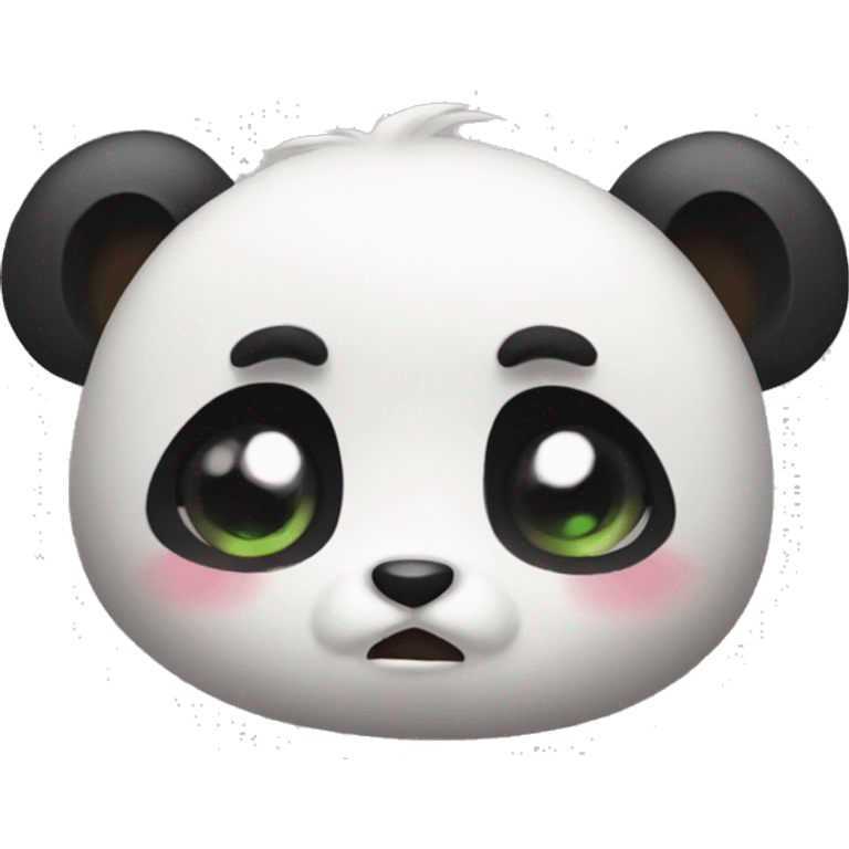 Cry panda cute love emoji