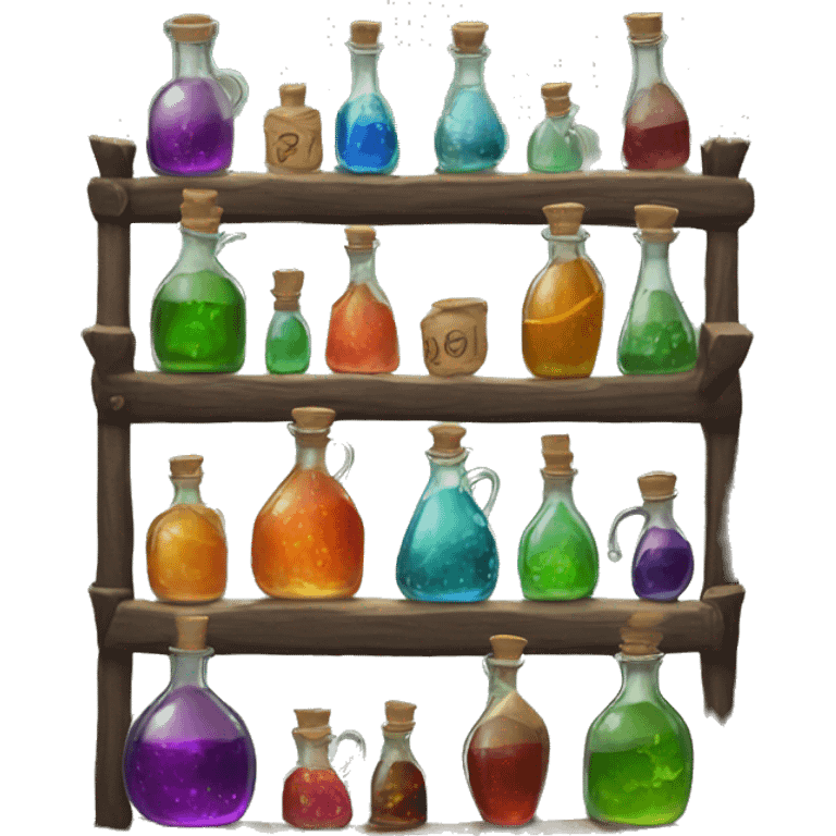 Rack of potions  emoji