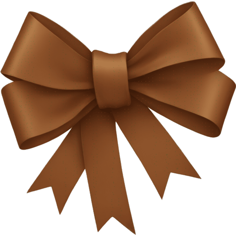 brown fall ribbon emoji