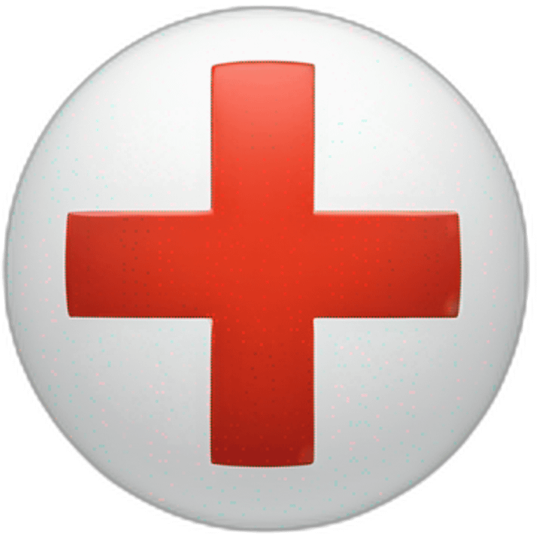 red cross BANNED emoji