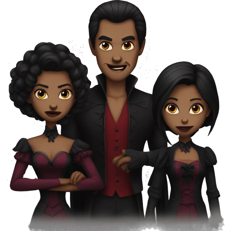 mean vampire family emoji