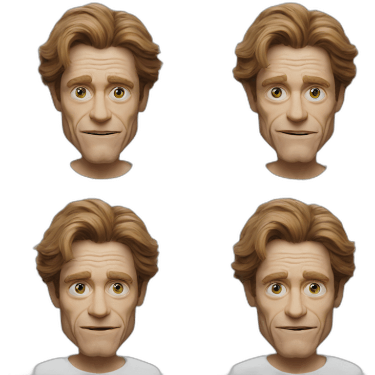 Willem Dafoe angelic emoji