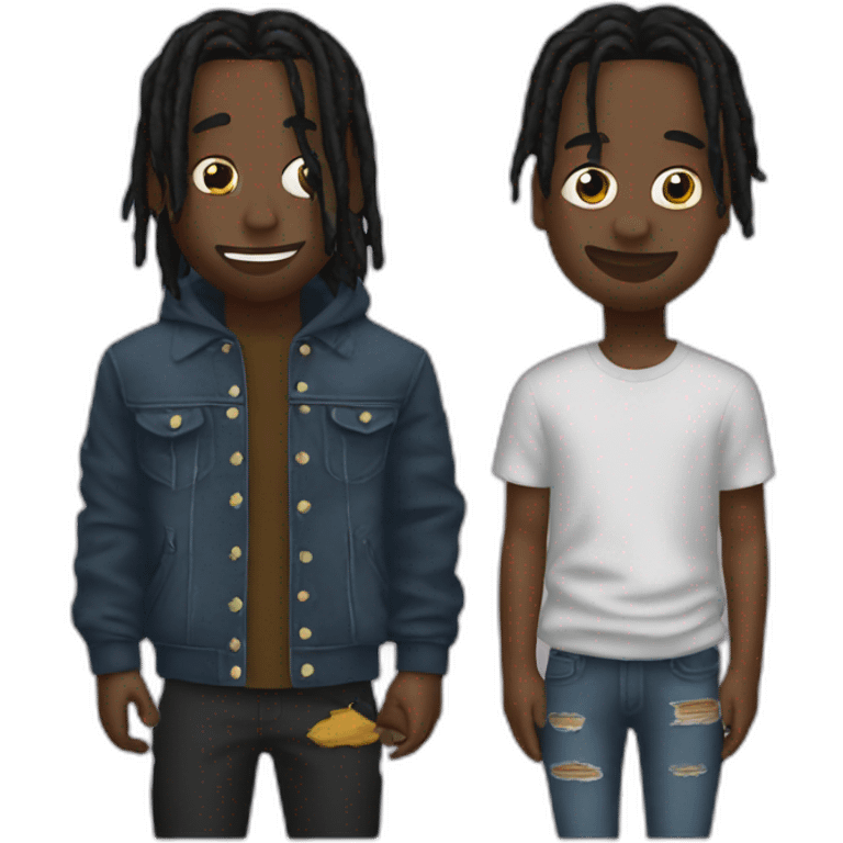 travis scott and boy emoji