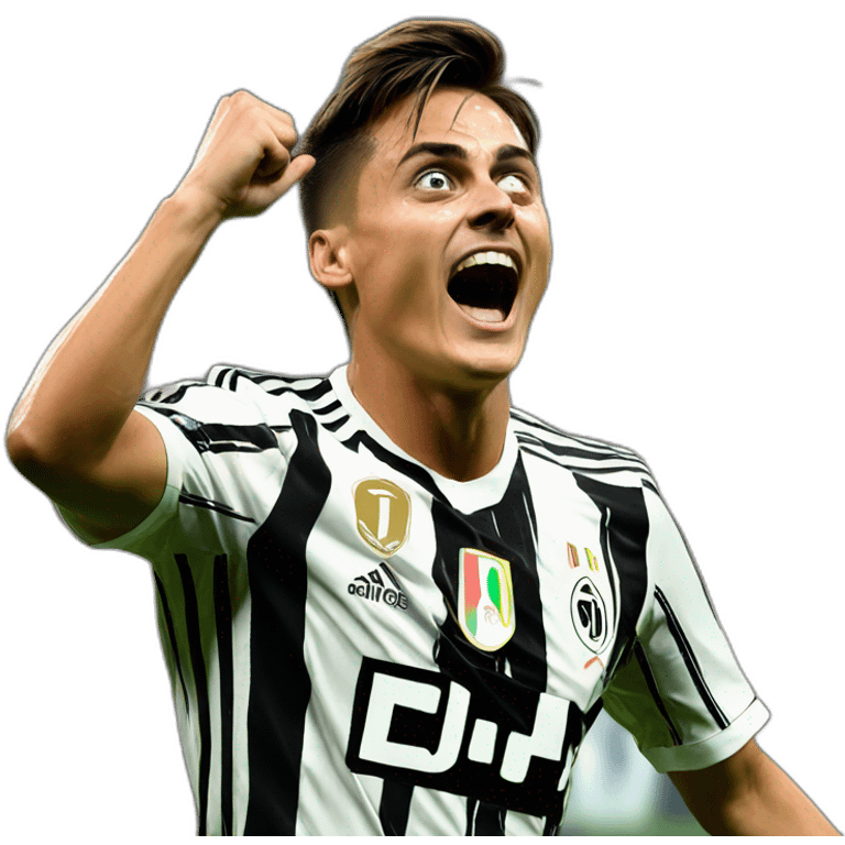 Dybala iconic celebration emoji