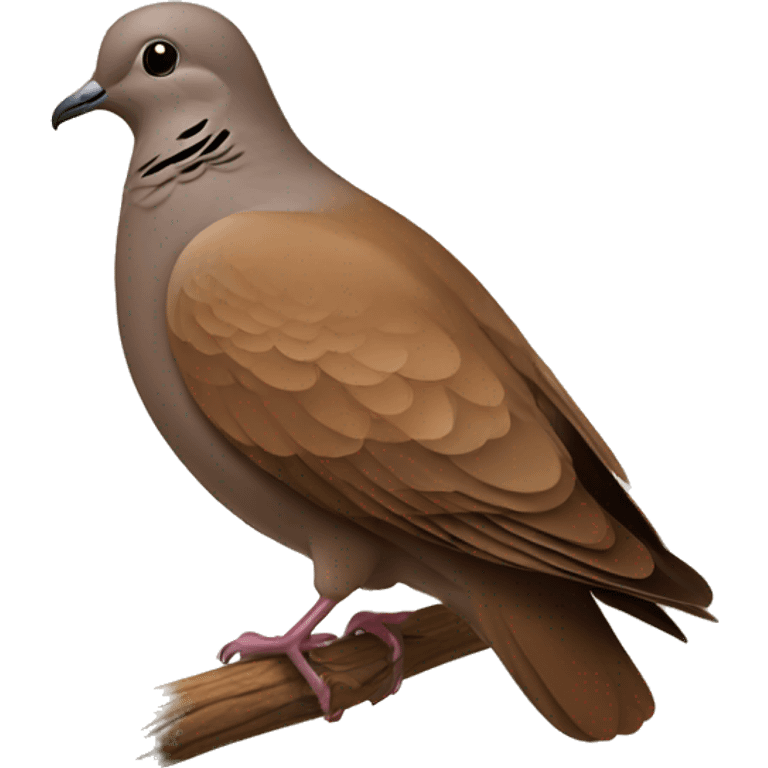 Brown dove emoji