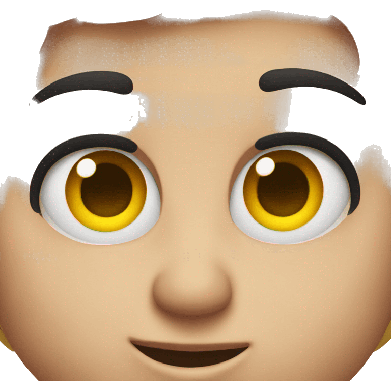 emoji with big lashes emoji