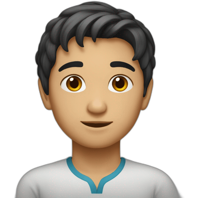 how looks uzbek boy named Saidkarim emoji