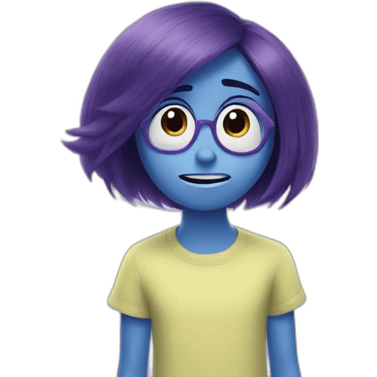 Fear in inside out emoji