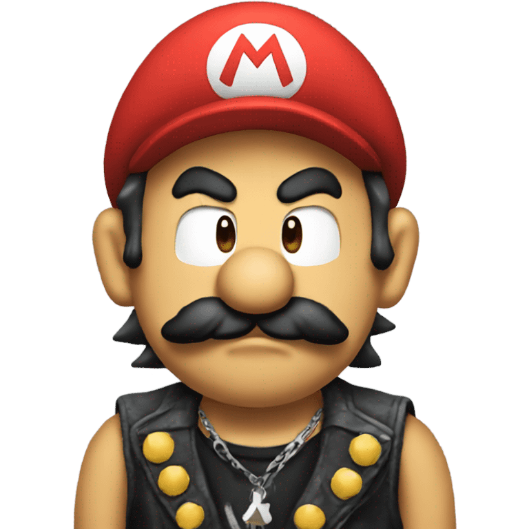 Punk Mario  emoji