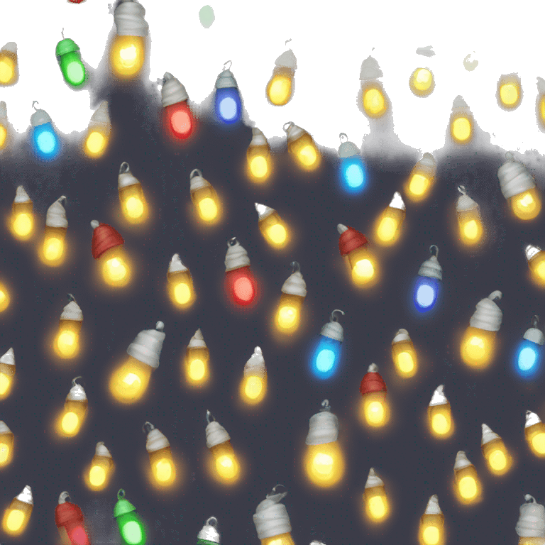 christmas lights emoji