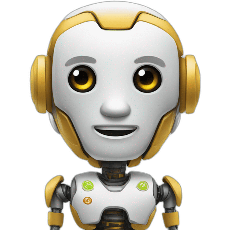 AI financial ROBOT emoji