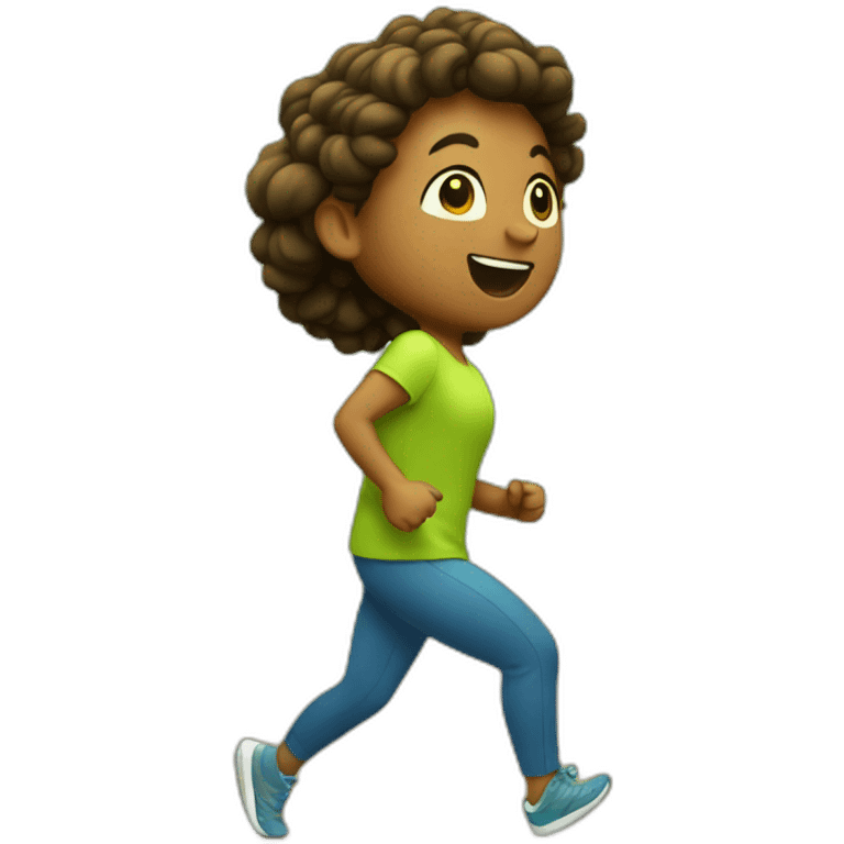 Jogger Forest emoji