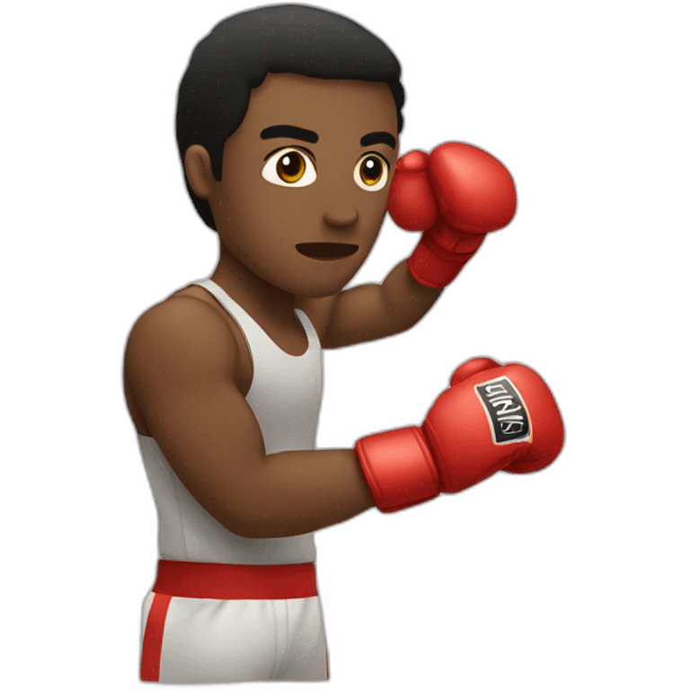 Quiet Fighter Boxing emoji