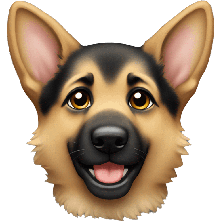 German shepherd puppy emoji