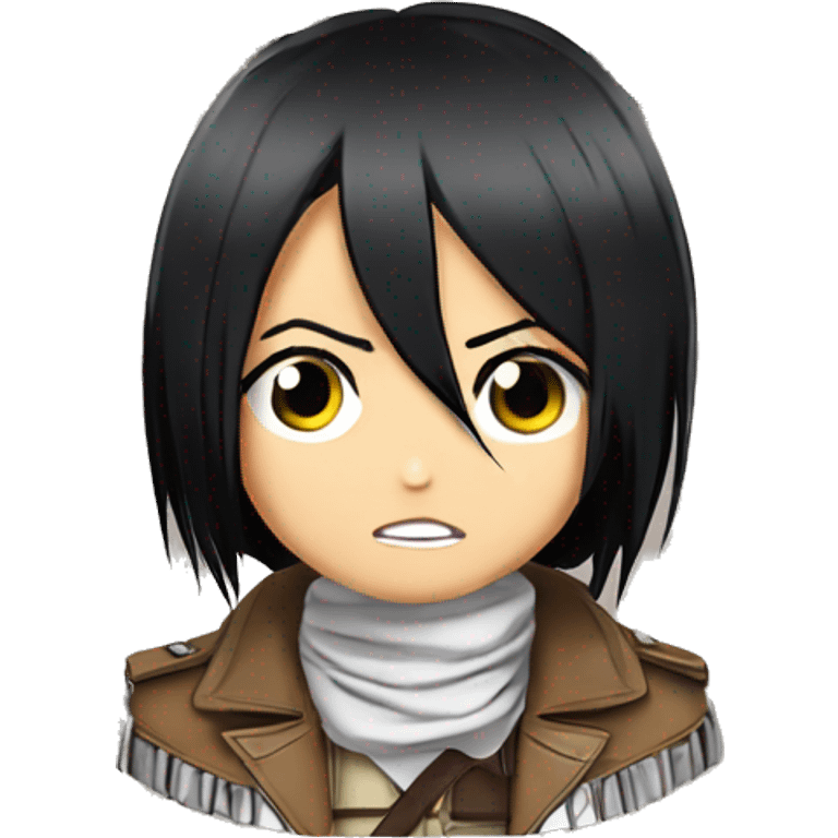 Mikasa ackerman attack on titan emoji