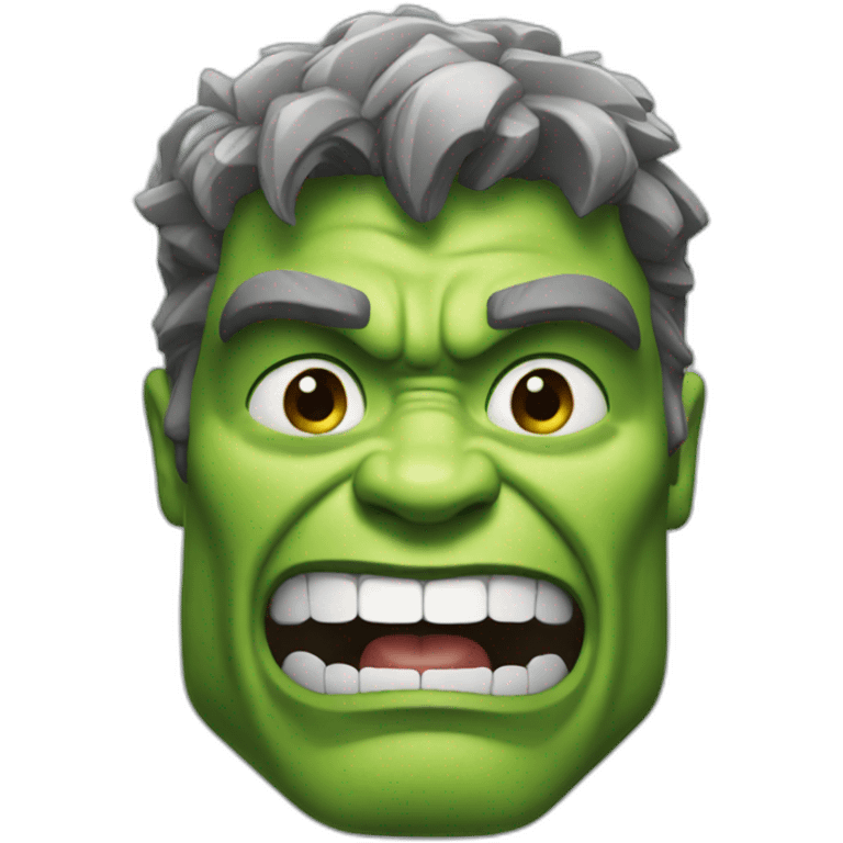 Happy hulk emoji