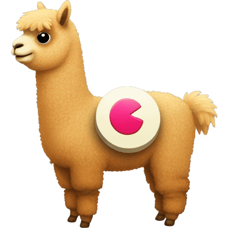 Alpaca pac man emoji