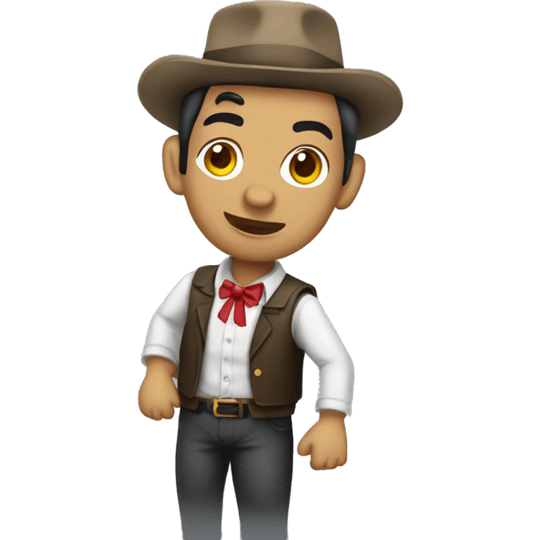 Cantinflas caminando emoji